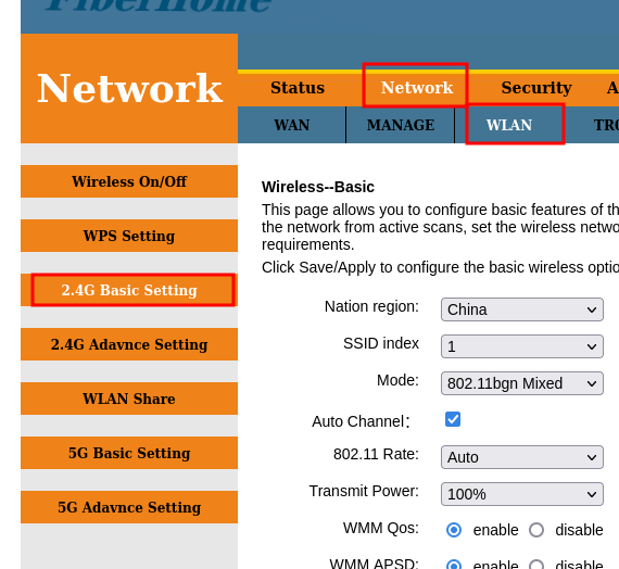 Configuração WiFi